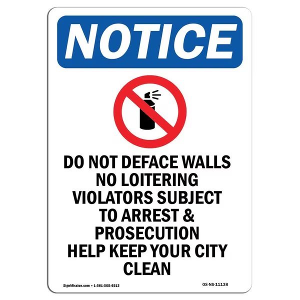 Safety Sign, OSHA Notice, 14